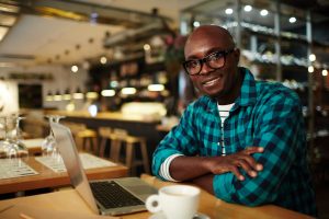Job seeker exploring career opportunities online